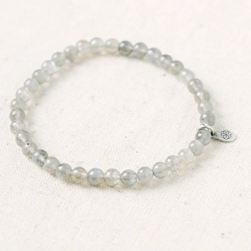 Bangles for Women with Sparkling Gems-Labradorite Energy Bracelet
