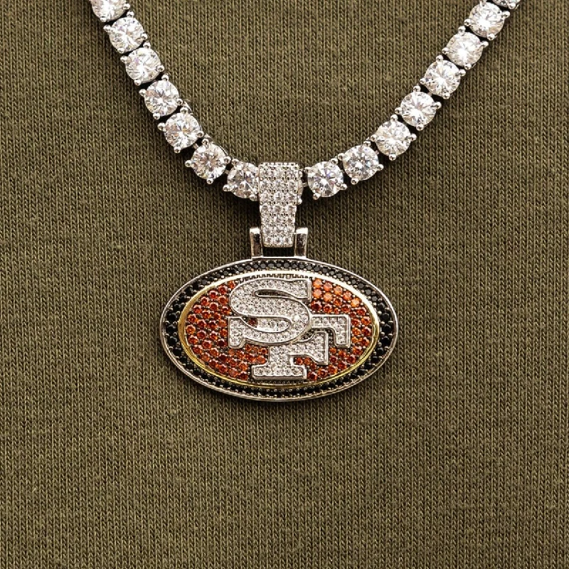 Exclusive Men's Necklaces & Pendants for the Modern Gentleman-San Francisco 49ers Official NFL Pendant Exclusive Men's Necklaces & Pendants for the Modern Gentleman-San Francisco 49ers Official NFL Pendant