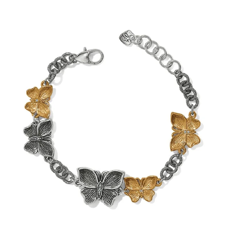 Gemstone-Studded Bangles for Women-Everbloom Flutter Bracelet