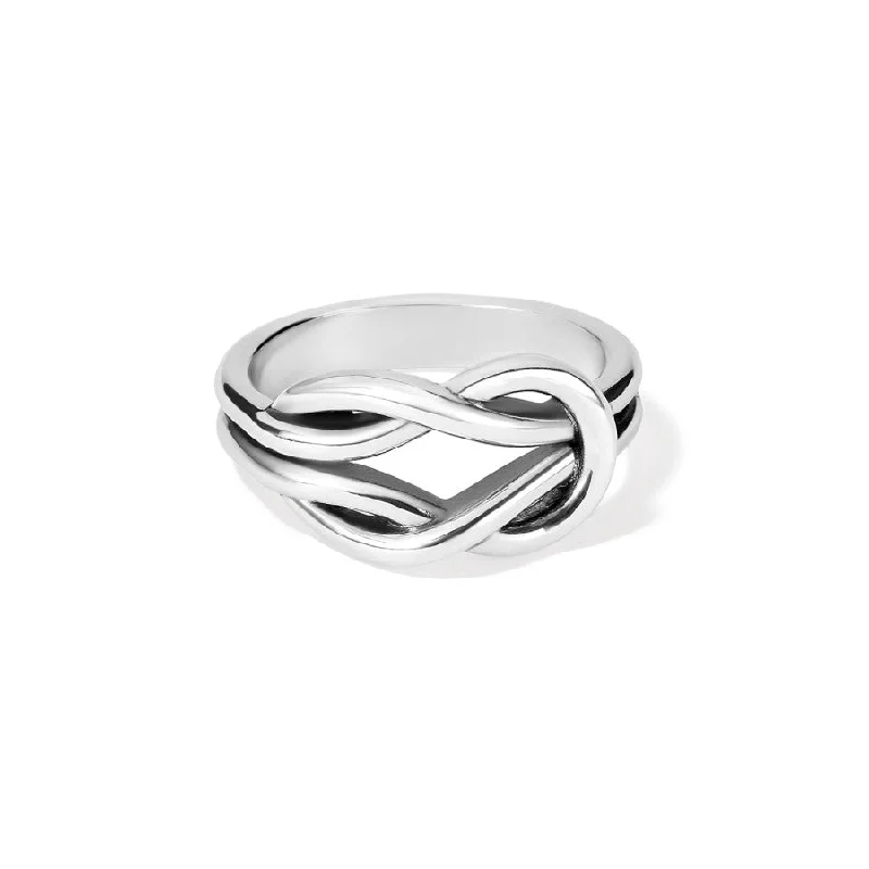 Chic Women's Rings for Fashion-Forward Looks-Interlok Harmony Ring