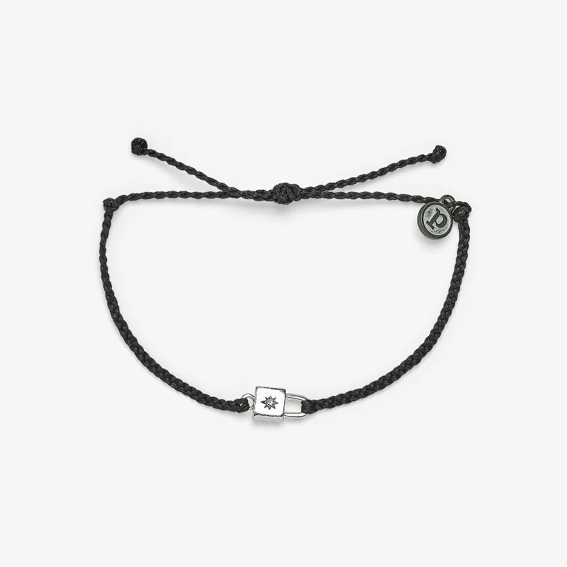 Personalize Your Bangles for Women-Lock Charm Bracelet