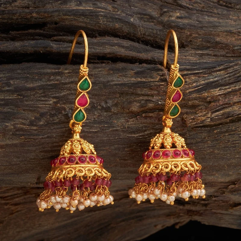 Women's Earrings – Elegant Designs for Every Personality--Silver Temple Earring 165668 Women's Earrings – Elegant Designs for Every Personality--Silver Temple Earring 165668
