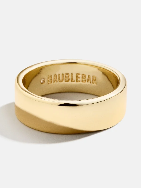 Chic Women's Rings for Fashion-Forward Looks-Stevie Ring - Gold