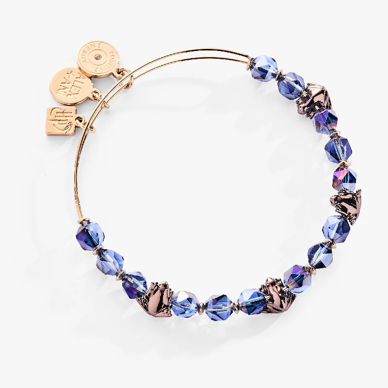 Metal Bangles with Colorful Stones for Women-Harry Potter™ Chocolate Frog Beaded Bangle