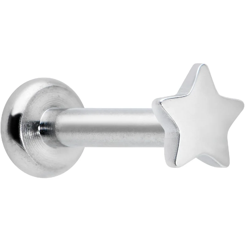 Bold Lip Rings for Statement Look16 Gauge 1/4 G23 Titanium Super Star Internal Thread Labret Monroe Tragus