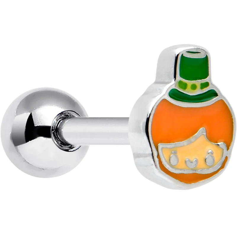 Women's Earrings – Elegant Designs for Every Personality--16 Gauge 1/4 Sweet Happy Leprechaun St Patricks Cartilage Tragus Earring Women's Earrings – Elegant Designs for Every Personality--16 Gauge 1/4 Sweet Happy Leprechaun St Patricks Cartilage Tragus Earring