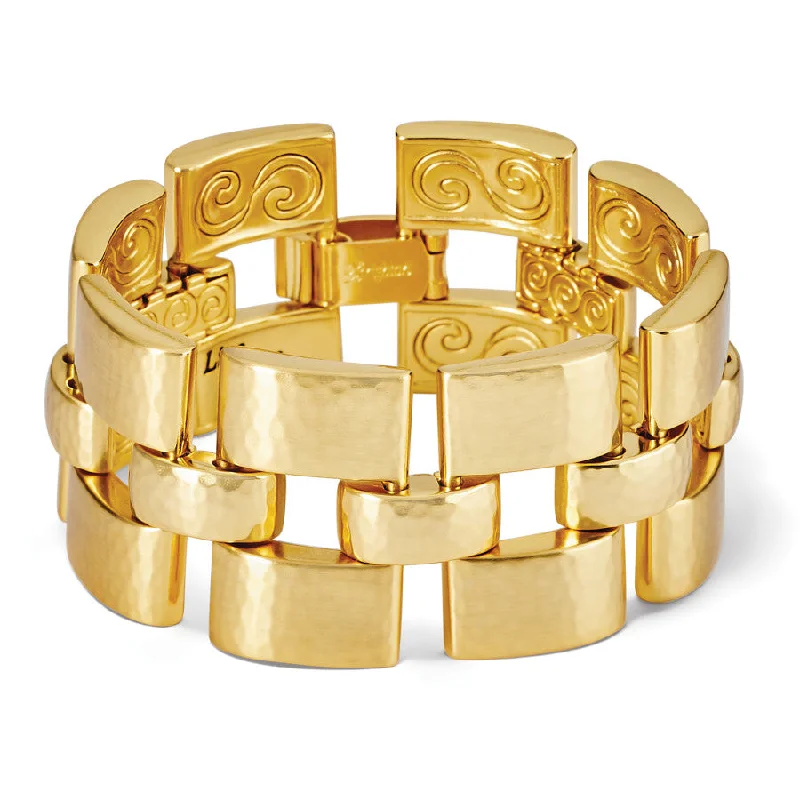 Women's Simple Gold Bangle Bracelets-Dauphin Bracelet