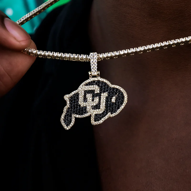 Exclusive Men's Necklaces & Pendants for the Modern Gentleman-Colorado Buffaloes Official NCAA Logo Pendant Exclusive Men's Necklaces & Pendants for the Modern Gentleman-Colorado Buffaloes Official NCAA Logo Pendant