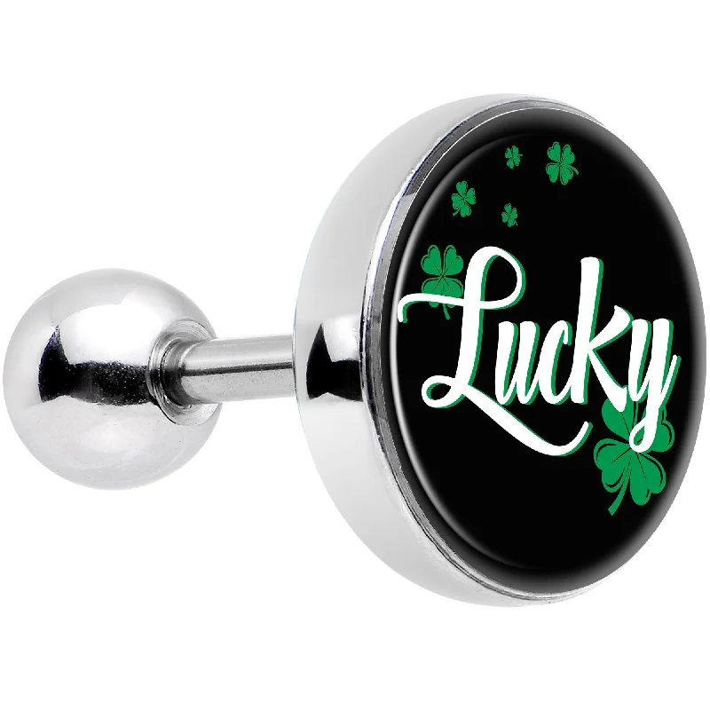 Women's Earrings – Elegant Designs for Every Personality--St Patricks Day Lucky Shamrock Tragus Cartilage Earring Women's Earrings – Elegant Designs for Every Personality--St Patricks Day Lucky Shamrock Tragus Cartilage Earring