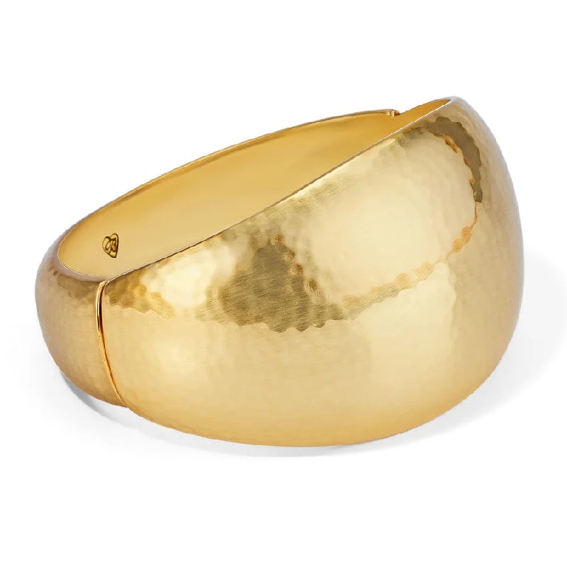 Luxury Silver Wedding Bangles for Women-Versailles Collonade Hinged Bangle