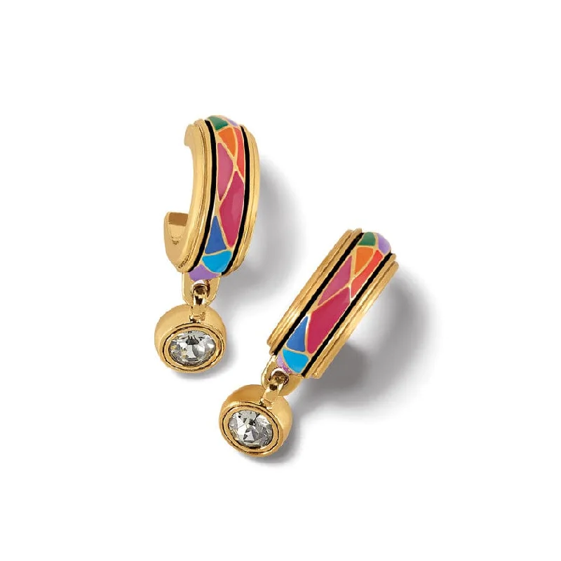 Women's Earrings – Elegant Designs for Every Personality--Colormix Jewel Hoop Earrings