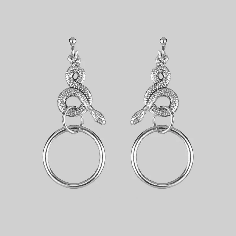 Women's Earrings – Elegant Designs for Every Personality--MERYLL. Snake Wrap Ring Earrings
