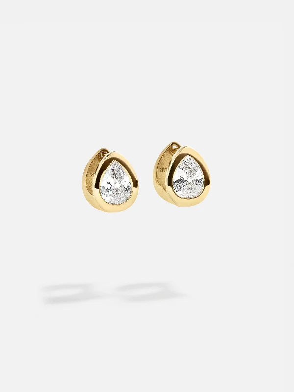 Women's Earrings – Elegant Designs for Every Personality--Margery 18K Gold Earrings - Gold/Pavé Women's Earrings – Elegant Designs for Every Personality--Margery 18K Gold Earrings - Gold/Pavé