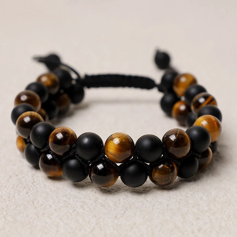 Stylish Bracelets for Men with Simple Bands-Protection Tiger's Eye Bracelet