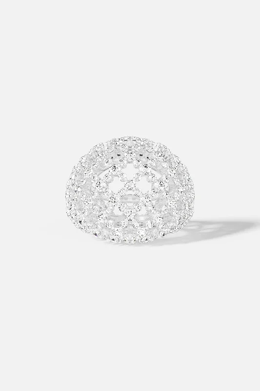 Chic Women's Rings for Fashion-Forward Looks-Maille Rivet Ring