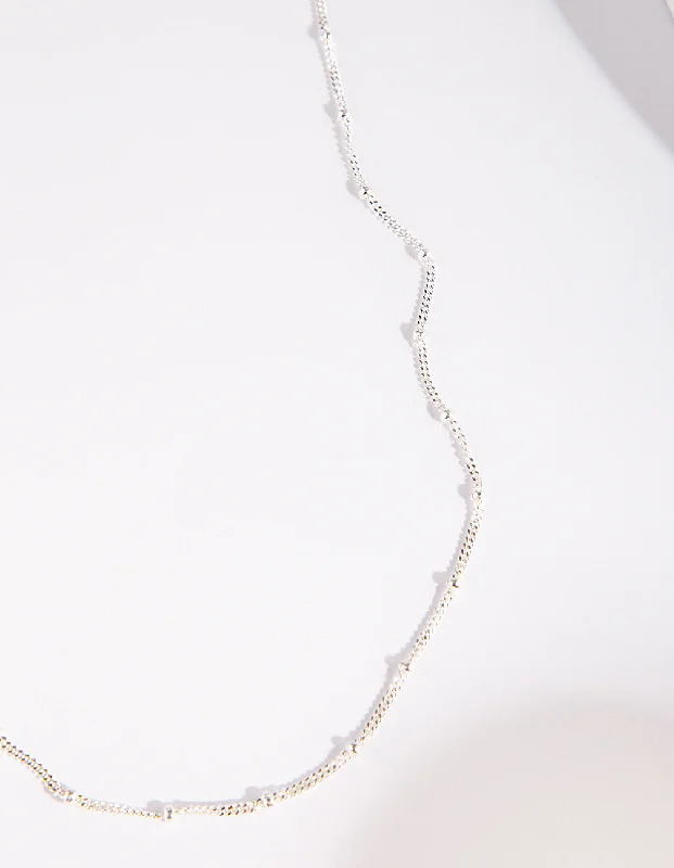 Shop Classic Women's  Necklaces & Pendants with a Modern Twist-Sterling Silver Ball Chain Necklace