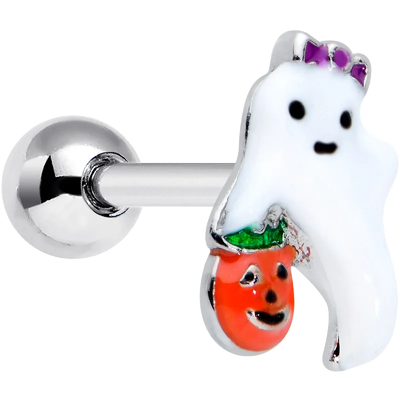Women's Earrings – Elegant Designs for Every Personality--16 Gauge 1/4 Trick or Treat Bow Ghost Halloween Cartilage Tragus Women's Earrings – Elegant Designs for Every Personality--16 Gauge 1/4 Trick or Treat Bow Ghost Halloween Cartilage Tragus