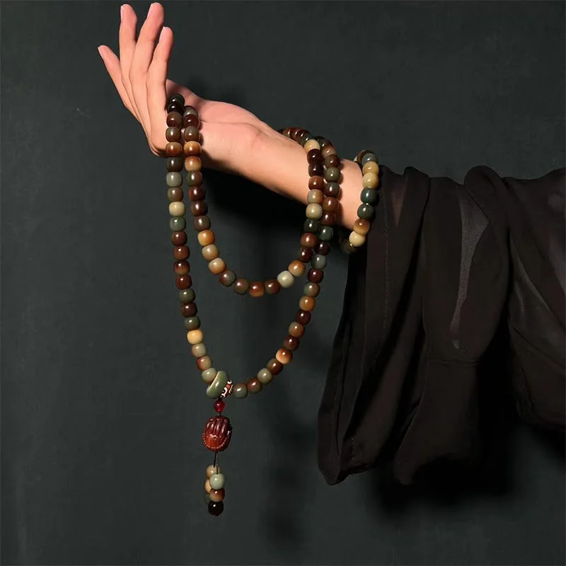 Stylish Men's Bracelets with Adjustable Length-Buddha Stones 108 Mala Beads Bodhi Seed Peace Wisdom Bracelet Wrist Mala Pocket Mala Stylish Men's Bracelets with Adjustable Length-Buddha Stones 108 Mala Beads Bodhi Seed Peace Wisdom Bracelet Wrist Mala Pocket Mala
