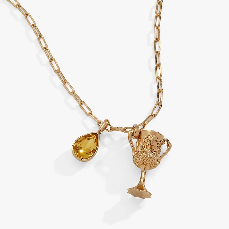 Shop Classic Women's Necklaces & Pendants with a Modern Twist-Harry Potter™ Hufflepuff Cup Necklace Shop Classic Women's Necklaces & Pendants with a Modern Twist-Harry Potter™ Hufflepuff Cup Necklace