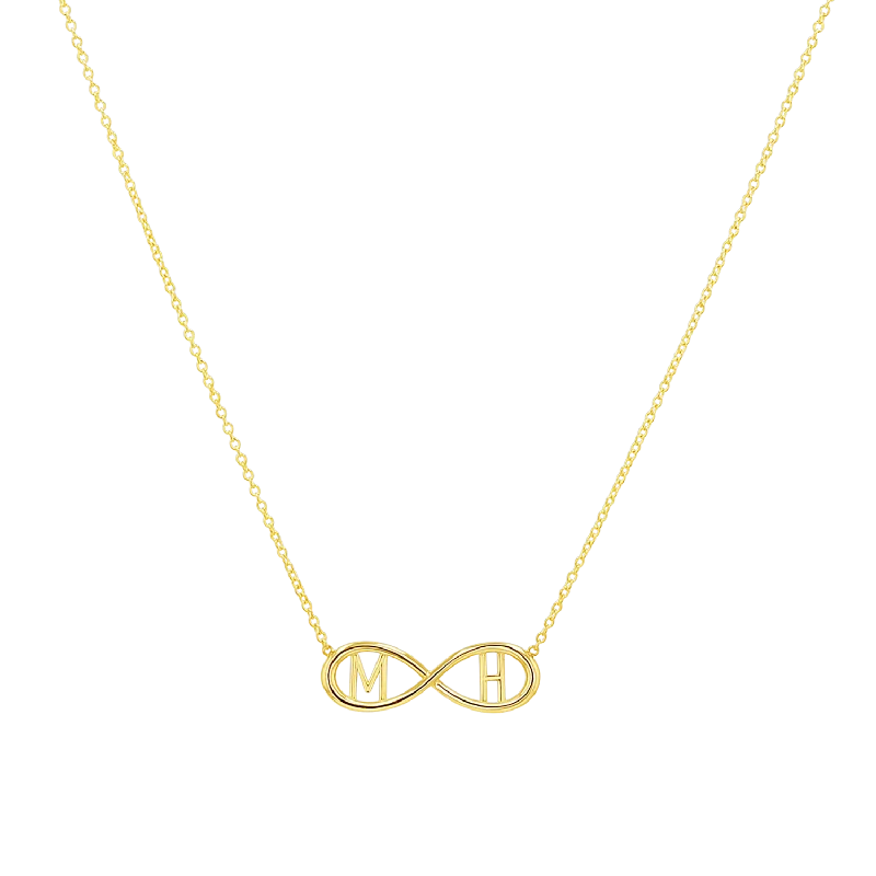 Shop Classic Women's Necklaces & Pendants with a Modern Twist-Infinity Letter Necklace Shop Classic Women's Necklaces & Pendants with a Modern Twist-Infinity Letter Necklace