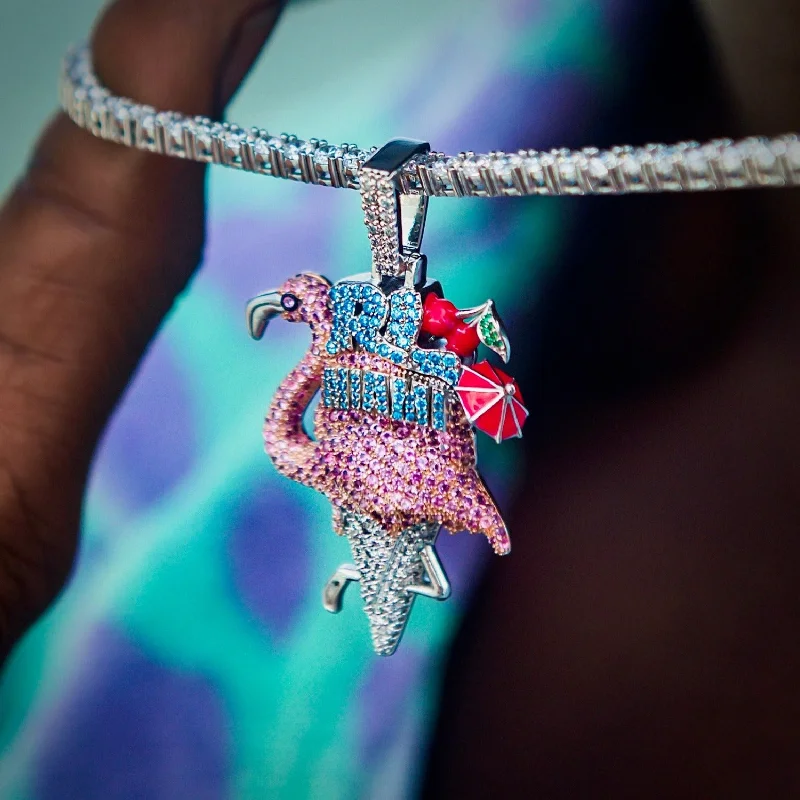 Handcrafted Charm Bracelets for Men-Official Rolling Loud Miami '23 Pendant
