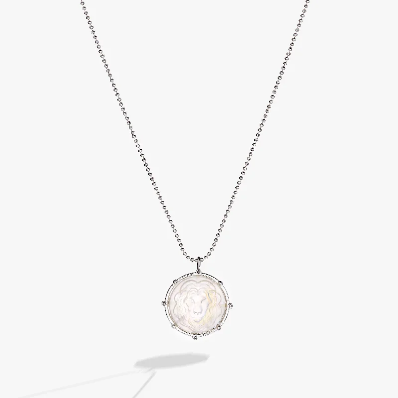 Shop Classic Women's Necklaces & Pendants with a Modern Twist-Leo Zodiac Double-Sided Charm Necklace Shop Classic Women's Necklaces & Pendants with a Modern Twist-Leo Zodiac Double-Sided Charm Necklace