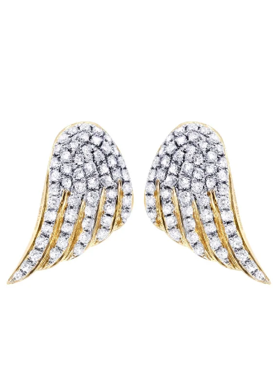 Shop Durable Men's Earrings for Everyday Wear-Diamond Earrings For Men | 14K Yellow Gold | 0.9 Carats Shop Durable Men's Earrings for Everyday Wear-Diamond Earrings For Men | 14K Yellow Gold | 0.9 Carats