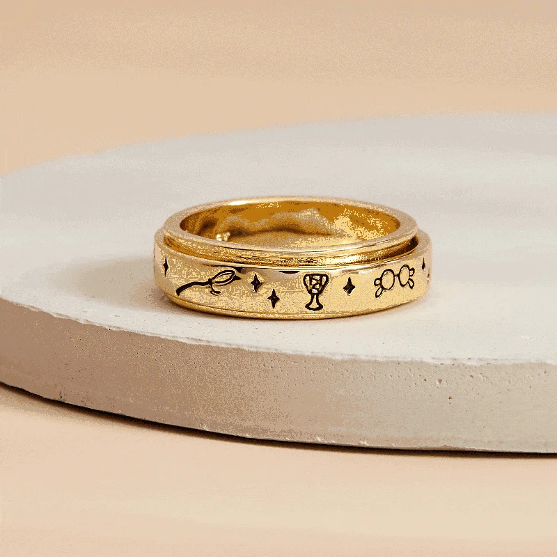 Chic Women's Rings for Fashion-Forward Looks-Seeker Fidget Ring