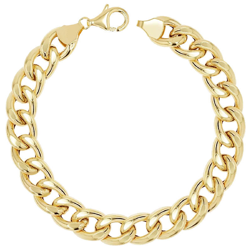 Fashionable Metal Bracelets for Men-9mm Miami Cuban Link Chain Bracelet