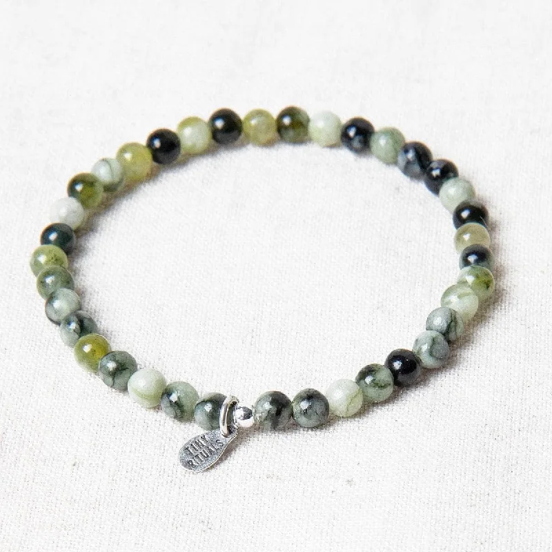 Bold Cuff Bangles for Women-Natural Vine Flower Xiuyu Jade Energy Bracelet