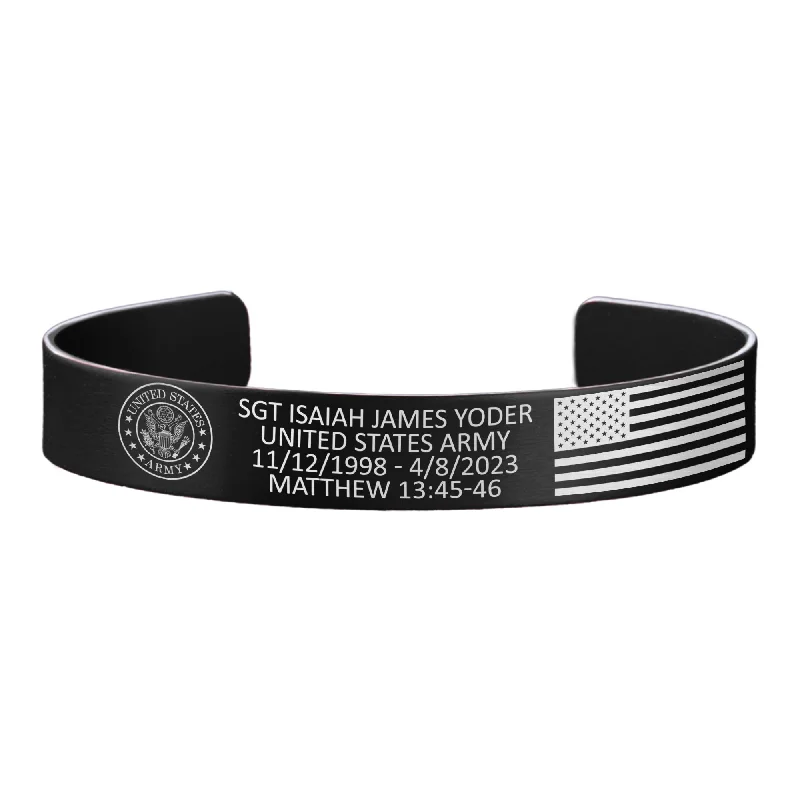 Men's Cross Charm Bracelets-SGT Isaiah Yoder Memorial Band – Hosted by the Yoder Family Men's Cross Charm Bracelets-SGT Isaiah Yoder Memorial Band – Hosted by the Yoder Family