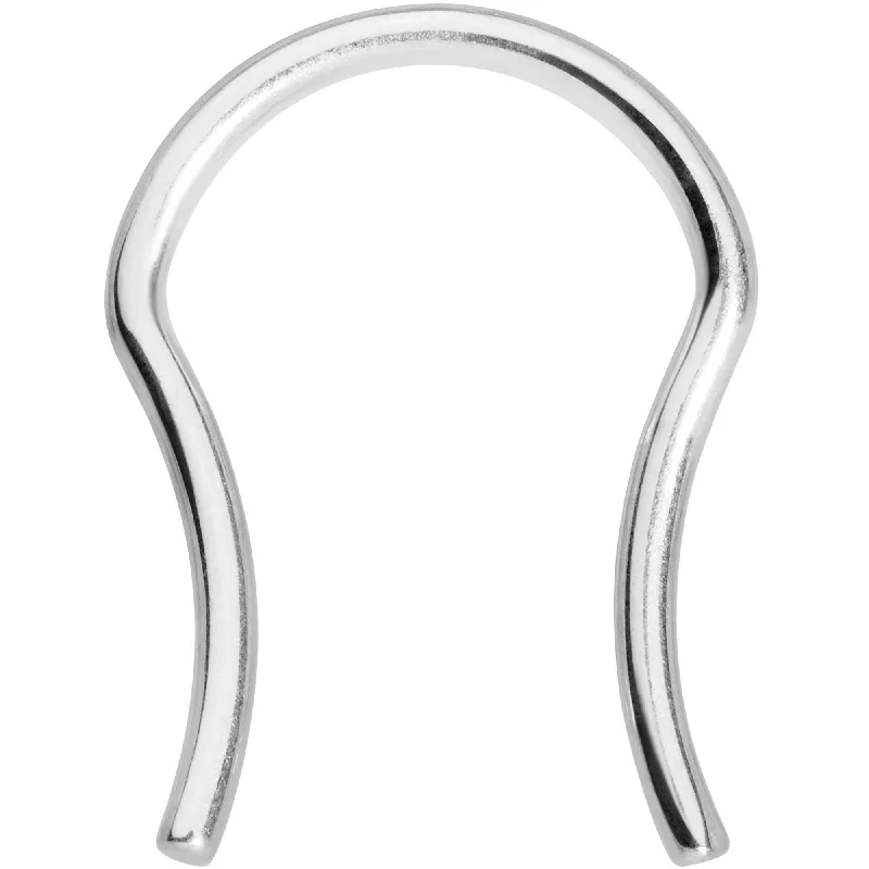 Nose Rings for All-Purpose Fashion -16 Gauge 5/8 ASTM F-136 Implant Grade Titanium Septum Retainer Nose Rings for All-Purpose Fashion -16 Gauge 5/8 ASTM F-136 Implant Grade Titanium Septum Retainer