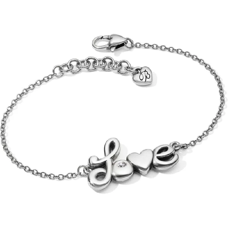 Trendy Bangles for Women-Love Letters Bracelet