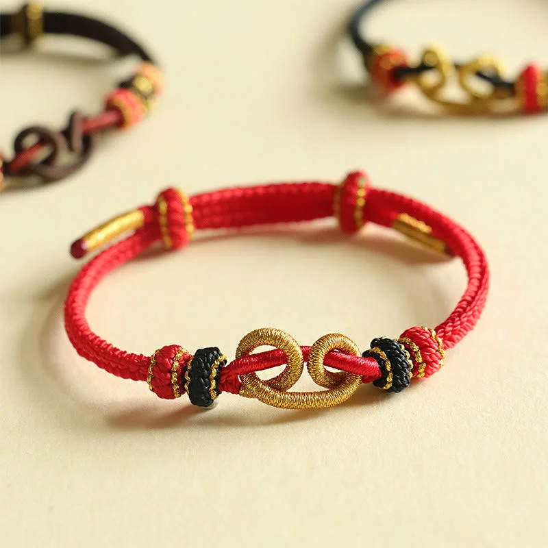 High-Quality Stainless Steel Bracelets for Men-Buddha Stones Handmade Ingot Pattern Braided String Protection Bracelet High-Quality Stainless Steel Bracelets for Men-Buddha Stones Handmade Ingot Pattern Braided String Protection Bracelet