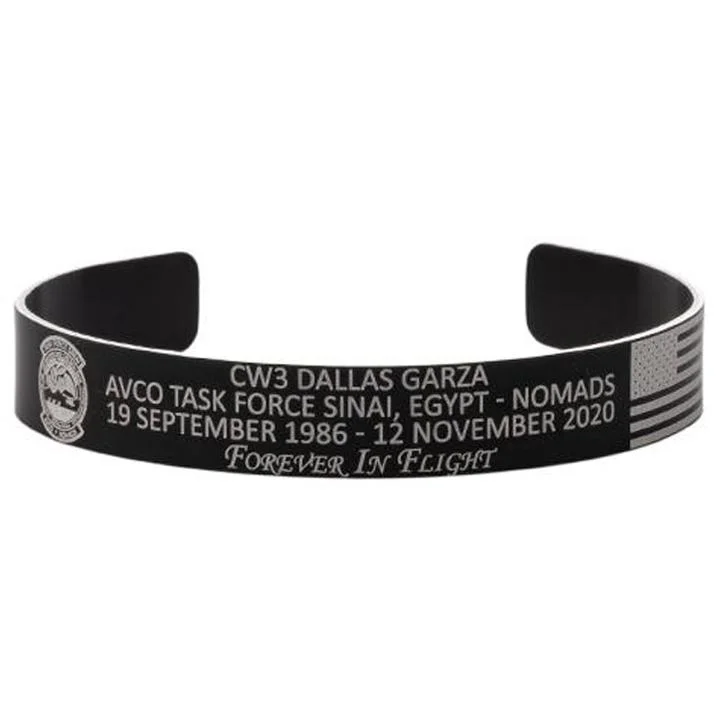 Leather Strap Bracelets for Men with Minimalist Design-CW3 Dallas Garza Memorial Band - Hosted by the Garza Family Leather Strap Bracelets for Men with Minimalist Design-CW3 Dallas Garza Memorial Band - Hosted by the Garza Family