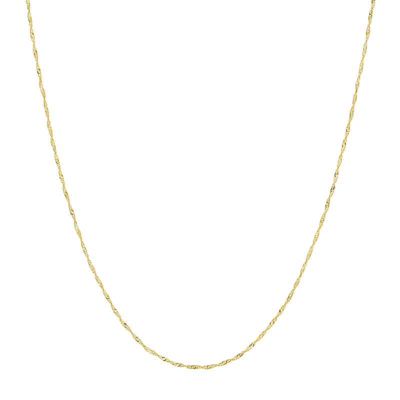 Shop Classic Women's Necklaces & Pendants with a Modern Twist-Singapore Chain Necklace Shop Classic Women's Necklaces & Pendants with a Modern Twist-Singapore Chain Necklace
