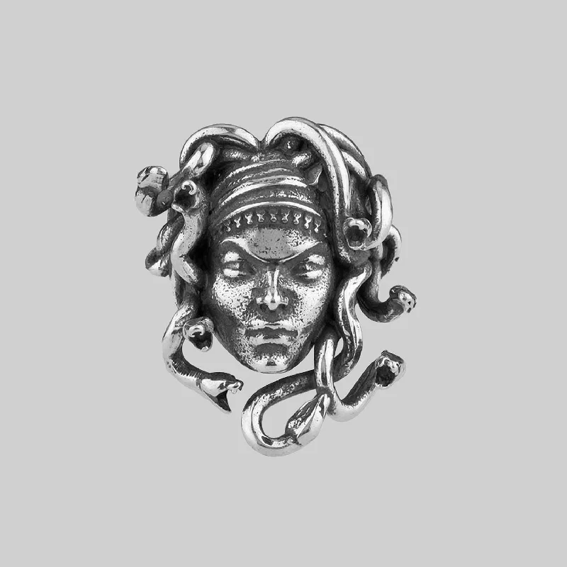 Chic Women's Rings for Fashion-Forward Looks-The Eternal Curse. Medusa Ring