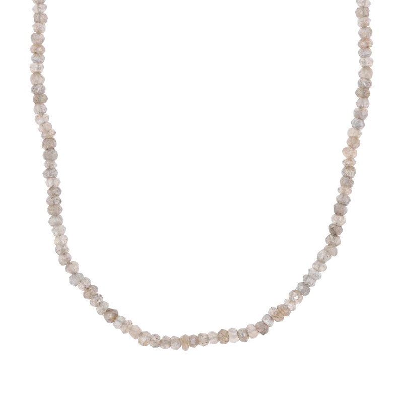 Shop Classic Women's Necklaces & Pendants with a Modern Twist-Labradorite Bead Necklace Shop Classic Women's Necklaces & Pendants with a Modern Twist-Labradorite Bead Necklace