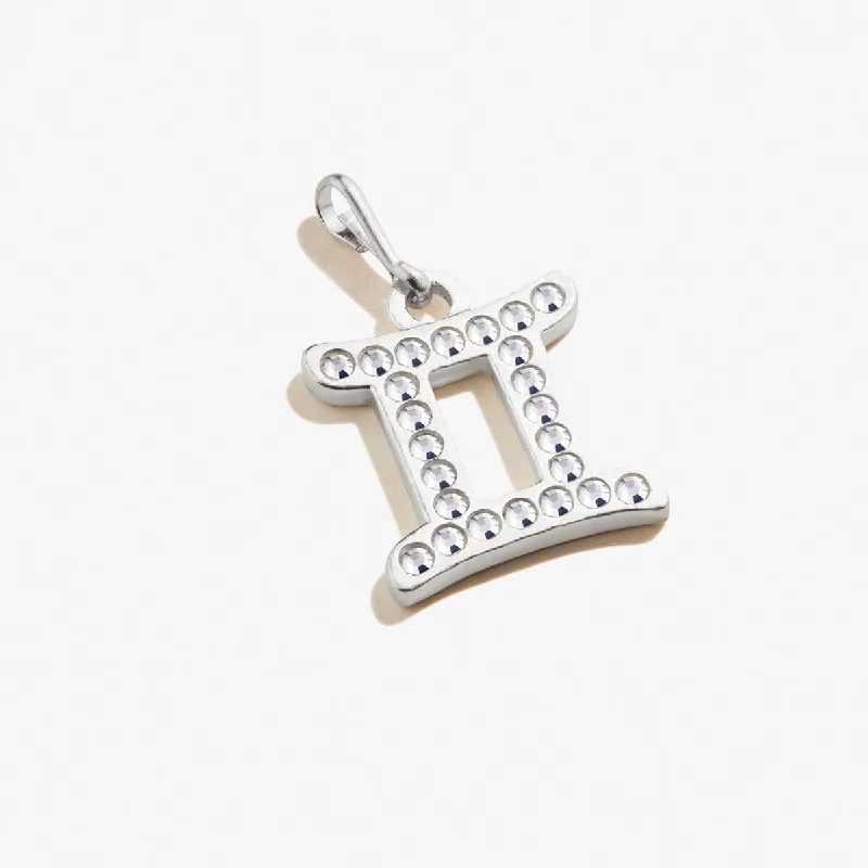 Shop Classic Women's Necklaces & Pendants with a Modern Twist-Gemini Zodiac Pavé Crystal Charm Shop Classic Women's Necklaces & Pendants with a Modern Twist-Gemini Zodiac Pavé Crystal Charm