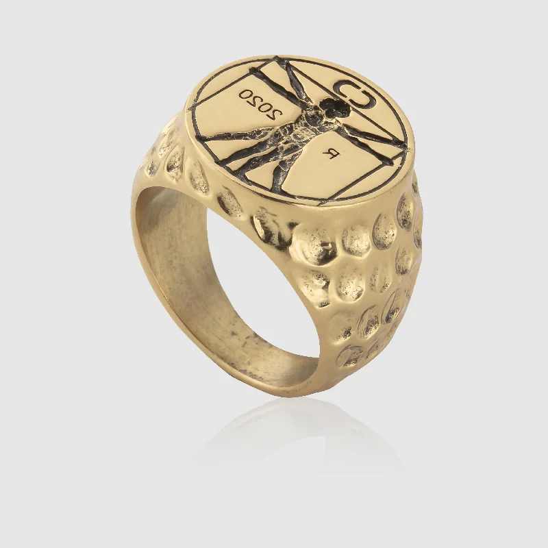 Top Men's Rings – Crafted for Every Style  Vitruvian Ring (Gold)