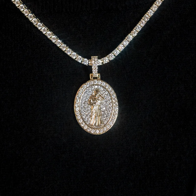 Exclusive Men's Necklaces & Pendants for the Modern Gentleman-Saint Francis Pendant Exclusive Men's Necklaces & Pendants for the Modern Gentleman-Saint Francis Pendant