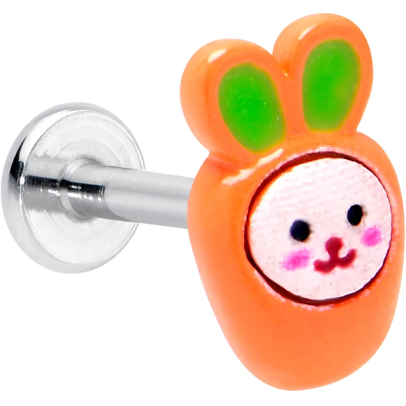 Affordable Lip Rings with High-End Design16 Gauge 5/16 Surprise Carrot Easter Bunny Labret Monroe Tragus