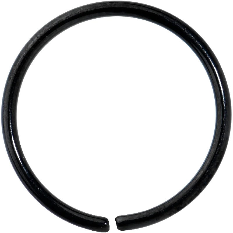 Nose Rings for Personalized Fashion -20 Gauge 3/8 Black PVD Grade 23 Titanium Bendable Hoop Ring Nose Rings for Personalized Fashion -20 Gauge 3/8 Black PVD Grade 23 Titanium Bendable Hoop Ring