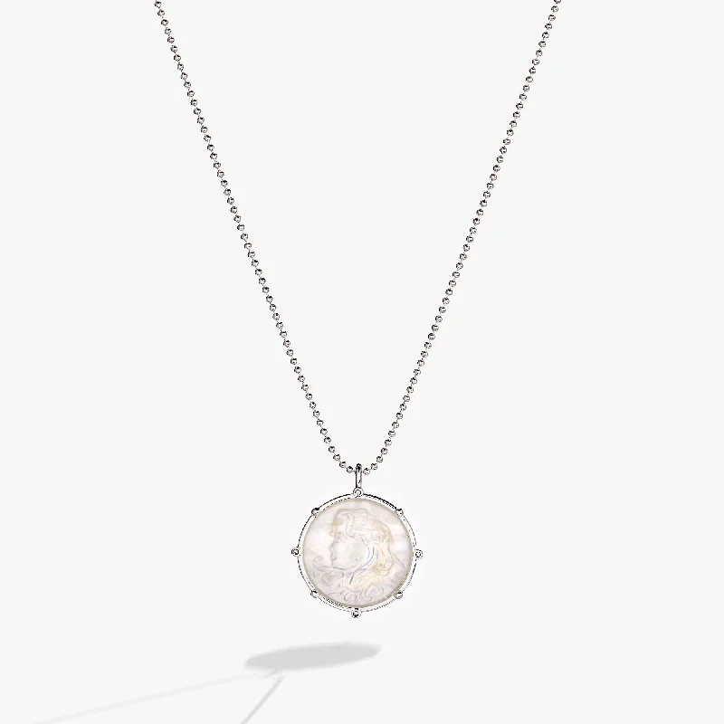 Shop Classic Women's Necklaces & Pendants with a Modern Twist-Virgo Zodiac Double-Sided Charm Necklace Shop Classic Women's Necklaces & Pendants with a Modern Twist-Virgo Zodiac Double-Sided Charm Necklace