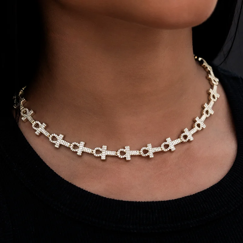 Shop Classic Women's Necklaces & Pendants with a Modern Twist-Diamond Ankh Cross Necklace Shop Classic Women's Necklaces & Pendants with a Modern Twist-Diamond Ankh Cross Necklace