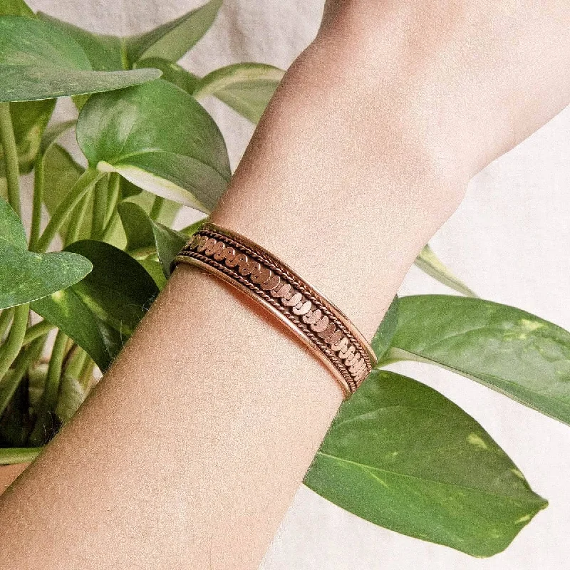 High-End Bangles for Women-Pure Copper Magnetic Bracelet