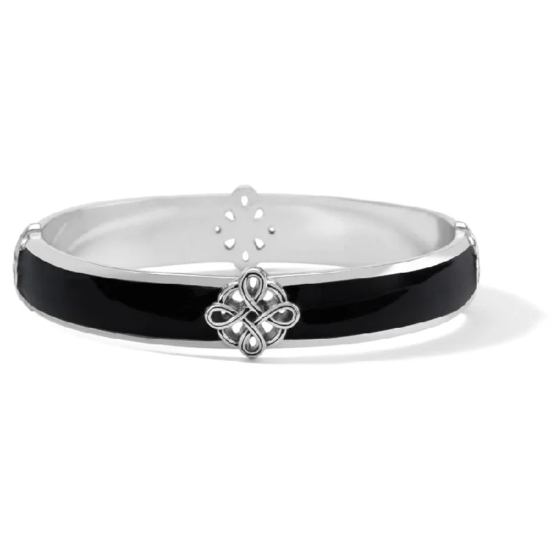 Trendy Metal Bangles for Women-Interlok Noir Bangle