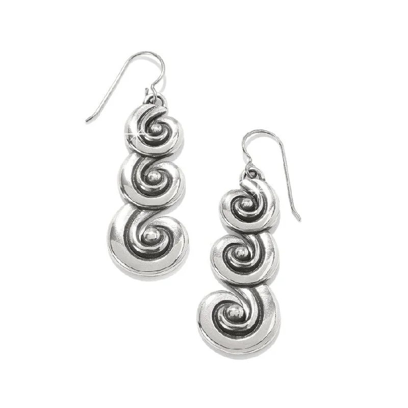 Women's Earrings – Elegant Designs for Every Personality--Contempo Moda Swirl French Wire Earrings