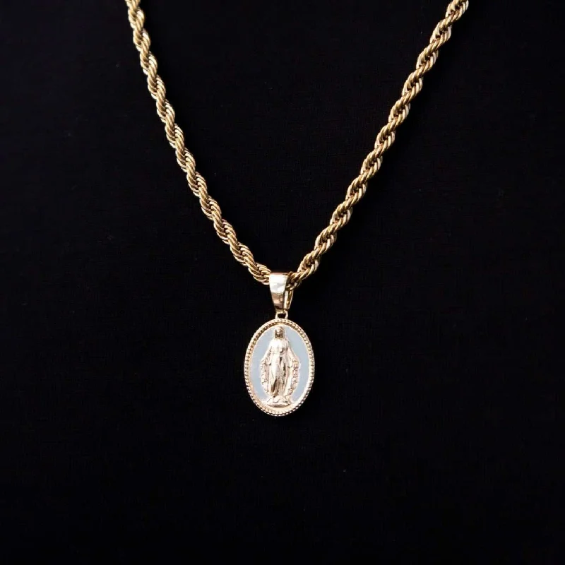 Exclusive Men's Necklaces & Pendants for the Modern Gentleman-Micro Lady of Guadalupe Pendant Exclusive Men's Necklaces & Pendants for the Modern Gentleman-Micro Lady of Guadalupe Pendant