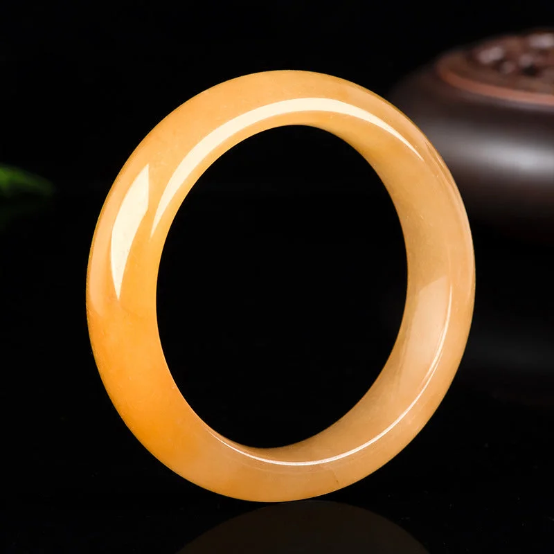Stylish Bangles for Women with Stones-Buddha Stones Natural Golden Silk Jade Wealth Bracelet Bangle Stylish Bangles for Women with Stones-Buddha Stones Natural Golden Silk Jade Wealth Bracelet Bangle